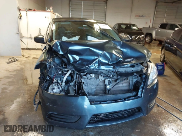 2014 Nissan Sentra S with VIN 3N1AB7AP2EY327907, listed as a IAAI auction lot 41341622 with 149,698 mi miles. Bid and sale history available at carsss.com. Image 6.