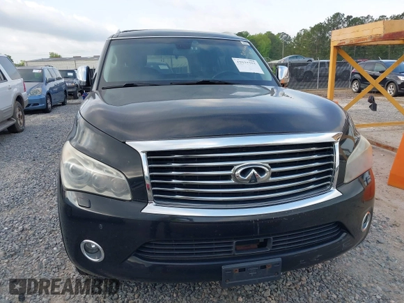 2011 Infiniti QX56 7-passenger with VIN JN8AZ2NEXB9000147, listed as a IAAI auction lot 42033293 with 188,972 mi miles. Bid and sale history available at carsss.com. Image 12.