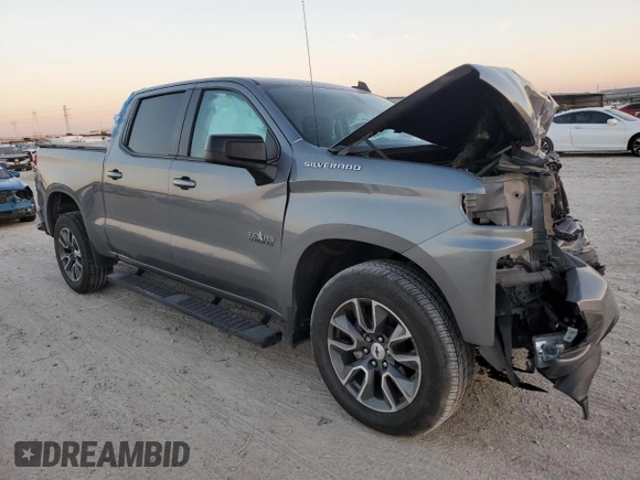 2021 Chevrolet Silverado 1500 RST with VIN 3GCPWDET4MG256652, listed as a Copart auction lot 80659894 with 75,714 mi miles and Salvage Title. Bid and sale history available at DreamBid. Image 4.