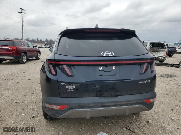 2023 Hyundai Tucson Hybrid Limited with VIN KM8JECA15PU101886, listed as a Copart auction lot 85200284 with 53,926 mi miles and Salvage Title. Bid and sale history available at carsss.com. Image 6.