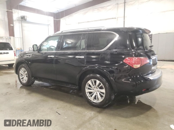 2016 Infiniti QX80 z VIN JN8AZ2NE2G9123934, wystawiony jako Copart lot #54300695 z przebiegiem 129 127 mil mil oraz Szkoda całkowita • Salvage title. Historia ofert i sprzedaży dostępna na DreamBid. Obrazek 2.