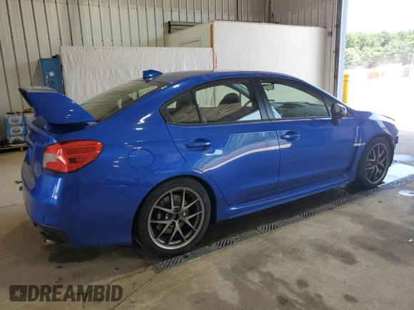 2016 Subaru WRX STI Limited with VIN JF1VA2Y68G9827165, listed as a Copart auction lot 61357975 with 118,565 mi miles and Salvage title. Bid and sale history available at DreamBid. Image 3.