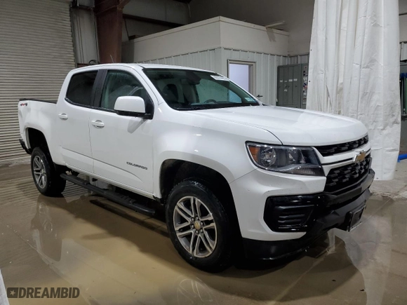 2022 Chevrolet Colorado 4WD Work Truck with VIN 1GCGTBEN5N1252365, listed as a Copart auction lot 89314405 with 24,362 mi miles and Salvage Title. Bid and sale history available at carsss.com. Image 4.