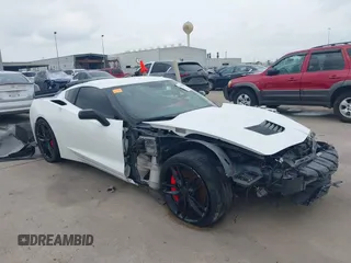 2015 Chevrolet Corvette Z51 3LT with VIN 1G1YL2D76F5112867, listed as a IAAI auction lot 39194815 with 64,225 mi miles. Bid and sale history available at carsss.com. Image 1.