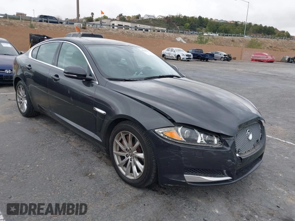 2013 Jaguar XF I4 RWD with VIN SAJWA0ES0DPS64027, listed as a IAAI auction lot 41569121 with 103,115 mi miles. Bid and sale history available at carsss.com. Image 1.