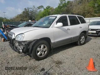 2005 Hyundai Santa Fe GLS with VIN KM8SC13EX5U870637, listed as a Copart auction lot 50283575 with 135,060 mi miles and Salvage Title. Bid and sale history available at carsss.com. Image 1.