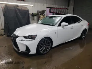 2019 Lexus IS with VIN JTHC81D28K5037583, listed as a Copart auction lot 43926825 with 69,352 mi miles and Salvage Title. Bid and sale history available at carsss.com. Image 1.