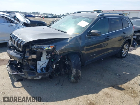 2014 Jeep Cherokee Limited with VIN 1C4PJLDS4EW283855, listed as a IAAI auction lot 41840848 with 143,686 mi miles. Bid and sale history available at carsss.com. Image 16.