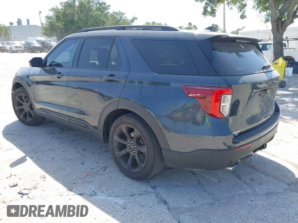 2023 Ford Explorer ST-Line with VIN 1FMSK7KH7PGB53387, listed as a IAAI auction lot 42279577 with 24,905 mi miles and . Bid and sale history available at DreamBid. Image 3.