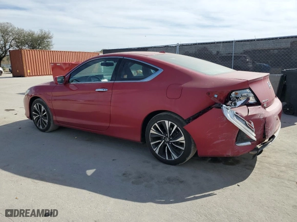 2017 Honda Accord Coupe EX-L V6 with VIN 1HGCT2B86HA003527, listed as a Copart auction lot 42626015 with 24,210 mi miles and Salvage Title. Bid and sale history available at carsss.com. Image 2.
