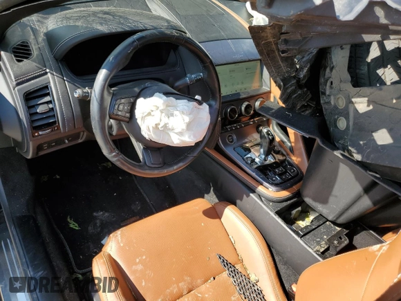 2023 Jaguar F-Type with VIN SAJD85EE8PCK82636, listed as a Copart auction lot 65414134 with Not Provided miles and Salvage Title. Bid and sale history available at DreamBid. Image 8.