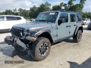 2025 Jeep Wrangler Rubicon с VIN 1C4PJXFN1SW526516, выставлен на аукционе Copart как лот 63259095 с пробегом 16 677 миль миль и Чистый • Clean title. История ставок и продаж доступна на DreamBid. Изображение 1.