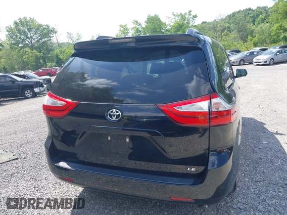 2017 Toyota Sienna LE Auto Access Seat with VIN 5TDKZ3DC6HS835498, listed as a IAAI auction lot 42562601 with Not provided miles and . Bid and sale history available at DreamBid. Image 17.