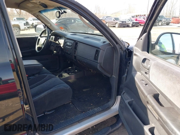 2004 Dodge Dakota SLT with VIN 1D7HG48N54S734087, listed as a IAAI auction lot 41770151 with 129,514 mi miles. Bid and sale history available at carsss.com. Image 5.