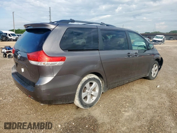 2011 Toyota Sienna LE AAS with VIN 5TDKK3DC7BS171627, listed as a Copart auction lot 64001605 with 130,748 mi miles and Salvage title. Bid and sale history available at DreamBid. Image 3.