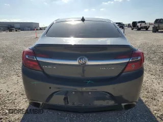 2016 Buick Regal GS with VIN 2G4GU5GX9G9108678, listed as a Copart auction lot 80263184 with 124,256 mi miles and Salvage Title. Bid and sale history available at carsss.com. Image 6.