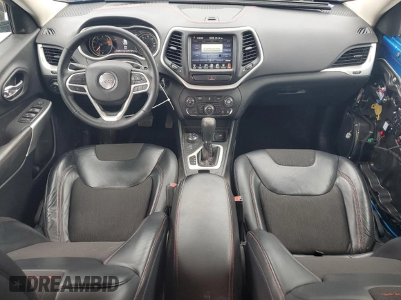 2017 Jeep Cherokee Trailhawk L Plus with VIN 1C4PJMBB7HW665424, listed as a Copart auction lot 49121155 with 68,782 mi miles and Salvage Title. Bid and sale history available at carsss.com. Image 8.