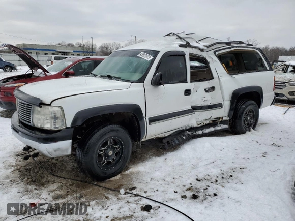 2002 Chevrolet Suburban LS with VIN 3GNEC16Z12G274483, listed as a Copart auction lot 45887675 with 252,132 mi miles and Non Repairable. Bid and sale history available at carsss.com. Image 1.