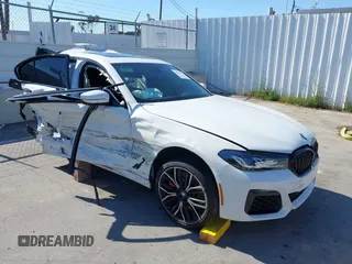 2022 BMW 5 Series 540i with VIN WBA53BJ09NWX55821, listed as a IAAI auction lot 42227471 with 36,902 mi miles and . Bid and sale history available at DreamBid. Image 1.