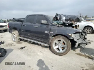 2018 Ram 1500 Express z VIN 1C6RR6KT9JS314881, wystawiony jako Copart lot #43798115 z przebiegiem Nie podano mil oraz Szkoda całkowita • Salvage title. Historia ofert i sprzedaży dostępna na DreamBid. Obrazek 4.