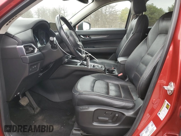 2019 Mazda CX-5 Grand Touring with VIN JM3KFBDM3K1511559, listed as a Copart auction lot 53542515 with 71,786 mi miles and Salvage Title. Bid and sale history available at carsss.com. Image 7.