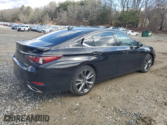 2019 Lexus ES 350 with VIN 58ABZ1B1XKU033758, listed as a Copart auction lot 50079735 with 67,067 mi miles and Salvage Title. Bid and sale history available at DreamBid. Image 3.