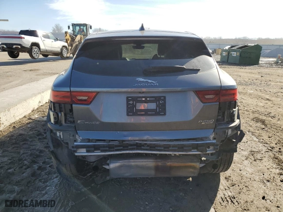 2020 Jaguar E-PACE Checkered Flag Edition with VIN SADF12FXXL1Z78726, listed as a Copart auction lot 52882025 with 83,108 mi miles and Salvage Title. Bid and sale history available at carsss.com. Image 6.