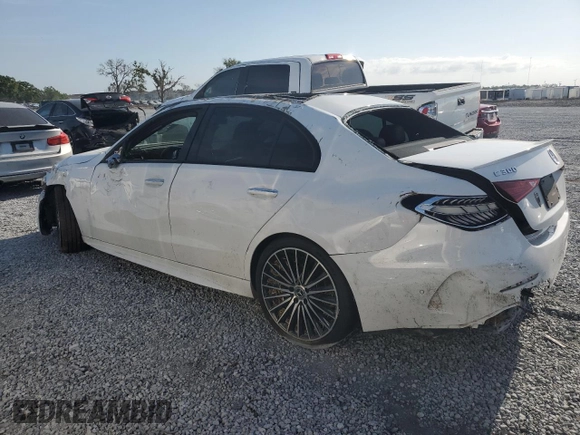 2022 Mercedes-Benz C 300 with VIN W1KAF4GB2NR052840, listed as a Copart auction lot 55499025 with 30,075 mi miles and Clean Title. Bid and sale history available at DreamBid. Image 2.