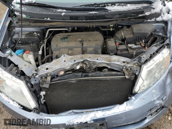 2013 Honda Odyssey EX-L with VIN 5FNRL5H61DB026098, listed as a Copart auction lot 51794625 with 124,471 mi miles and Salvage Title. Bid and sale history available at carsss.com. Image 13.