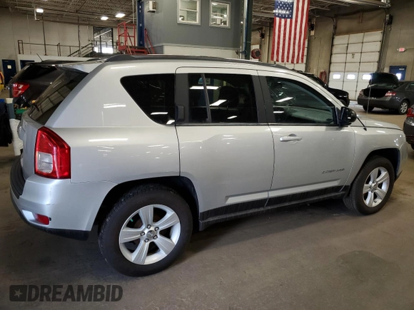 2012 Jeep Compass Sport with VIN 1C4NJCBB0CD677758, listed as a Copart auction lot 53929125 with 156,835 mi miles and Clean Title. Bid and sale history available at carsss.com. Image 3.