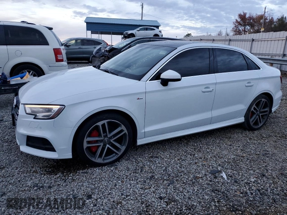 2017 Audi A3 Sedan Premium Plus with VIN WAUJ8GFF1H1009987, listed as a Copart auction lot 75533473 with 108,713 mi miles. Bid and sale history available at carsss.com. Image 1.