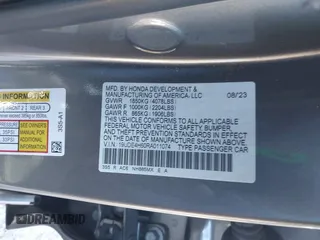 2024 Acura Integra Technology z VIN 19UDE4H60RA011074, wystawiony jako IAAI lot #41405368 z przebiegiem 24 173 mil mil oraz . Historia ofert i sprzedaży dostępna na DreamBid. Obrazek 9.
