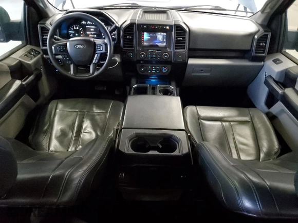 2018 Ford F-150 XL with VIN 1FTEW1E54JFC75495, listed as a Copart auction lot 55773705 with 156,324 mi miles and Clean Title. Bid and sale history available at DreamBid. Image 8.