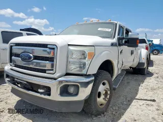 2015 Ford F-350 Lariat with VIN 1FT8W3DT2FEB29859, listed as a Copart auction lot 59804225 with 58,553 mi miles and Salvage title. Bid and sale history available at DreamBid. Image 1.