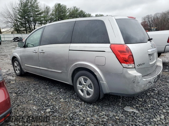 2008 Nissan Quest with VIN 5N1BV28U58N120335, listed as a Copart auction lot 49303814 with 78,457 mi miles and Clean Title. Bid and sale history available at carsss.com. Image 2.