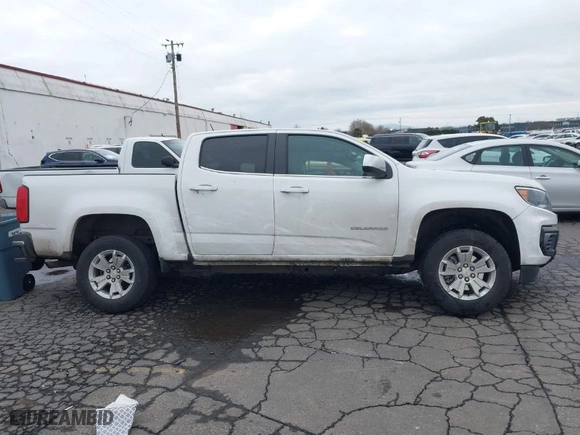 2022 Chevrolet Colorado 2WD LT with VIN 1GCGSCENXN1266397, listed as a IAAI auction lot 41468159 with 52,658 mi miles. Bid and sale history available at carsss.com. Image 14.