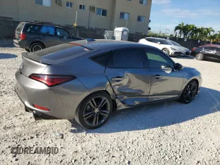 2024 Acura Integra w/A-Spec Package with VIN 19UDE4H39RA013234, listed as a Copart auction lot 74548874 with 6,682 mi miles and Salvage Title. Bid and sale history available at carsss.com. Image 3.