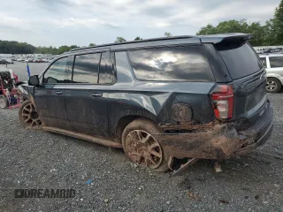 2021 Chevrolet Suburban RST with VIN 1GNSKEKD4MR216927, listed as a Copart auction lot 69358854 with 39,384 mi miles and Salvage Title. Bid and sale history available at DreamBid. Image 2.