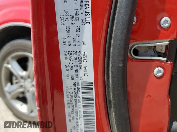 2017 Dodge Journey Crossroad Plus with VIN 3C4PDCGB3HT579463, listed as a Copart auction lot 53193205 with 131,989 mi miles and Salvage title. Bid and sale history available at DreamBid. Image 14.