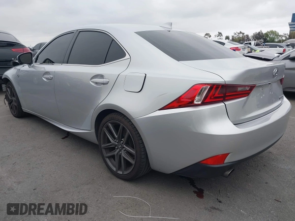 2014 Lexus IS 350 with VIN JTHBE1D26E5013355, listed as a IAAI auction lot 41862583 with 115,859 mi miles. Bid and sale history available at carsss.com. Image 3.