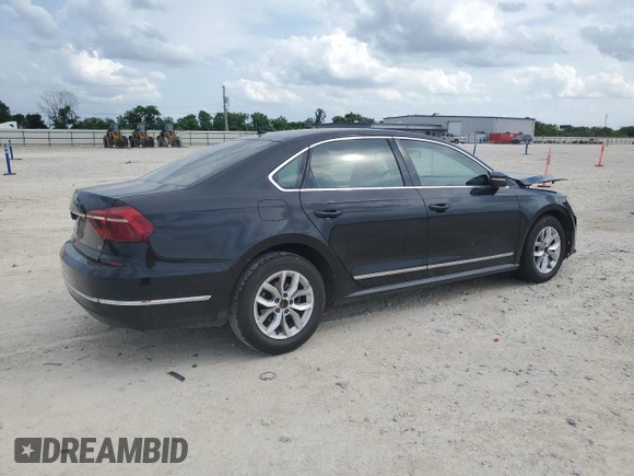 2017 Volkswagen Passat S with VIN 1VWAT7A30HC048893, listed as a Copart auction lot 55266315 with 199,490 mi miles and Salvage title. Bid and sale history available at DreamBid. Image 3.