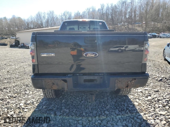 2008 Ford F-150 XL with VIN 1FTRF14W58KD80852, listed as a Copart auction lot 49785705 with 107,136 mi miles and Salvage Title. Bid and sale history available at carsss.com. Image 6.