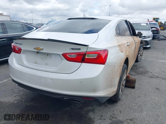 2016 Chevrolet Malibu Premier with VIN 1G1ZH5SX2GF270077, listed as a IAAI auction lot 41767146 with 139,546 mi miles and . Bid and sale history available at DreamBid. Image 4.