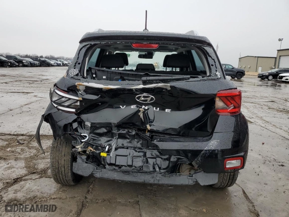 2023 Hyundai Venue Limited with VIN KMHRC8A39PU234772, listed as a Copart auction lot 45762875 with 15,845 mi miles and Salvage Title. Bid and sale history available at carsss.com. Image 6.