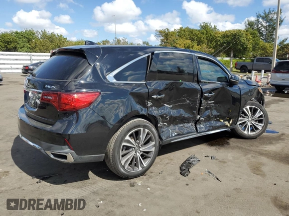 2020 Acura MDX w/Technology Pkg with VIN 5J8YD3H59LL001600, listed as a Copart auction lot 44429965 with 34,992 mi miles and Non Repairable. Bid and sale history available at carsss.com. Image 3.