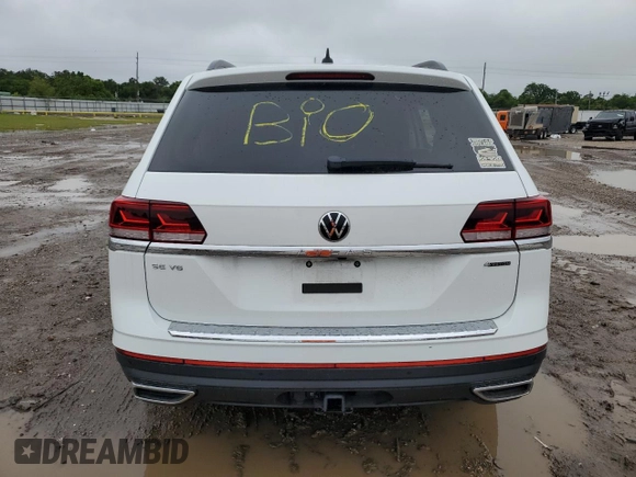 2023 Volkswagen Atlas SE z VIN 1V2KR2CA2PC527477, wystawiony jako Copart lot #52413805 z przebiegiem 36 706 mil mil oraz Nie do naprawy • Non repairable. Historia ofert i sprzedaży dostępna na DreamBid. Obrazek 6.