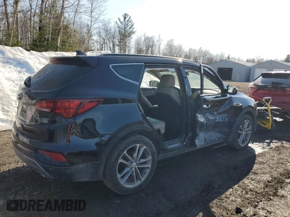 2017 Hyundai Santa Fe 2.0T with VIN 5XYZUDLA6HG475262, listed as a Copart auction lot 49876925 with 232,078 mi miles and Salvage title. Bid and sale history available at DreamBid. Image 3.