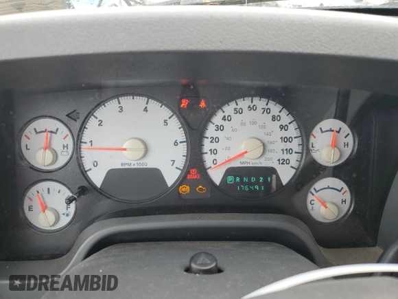 2008 Dodge 1500 SLT with VIN 1D7HU18N38S625754, listed as a Copart auction lot 53967835 with 176,491 mi miles and Clean Title. Bid and sale history available at carsss.com. Image 9.