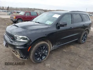 2021 Dodge Durango GT Plus z VIN 1C4RDJDG6MC683481, wystawiony jako IAAI lot #41772858 z przebiegiem 51 168 mil mil oraz . Historia ofert i sprzedaży dostępna na DreamBid. Obrazek 2.