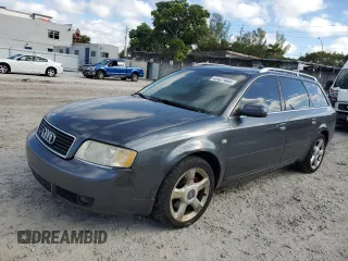 2004 Audi A6 with VIN WAUVT64B64N041556, listed as a Copart auction lot 43427665 with 159,957 mi miles and Salvage Title. Bid and sale history available at carsss.com. Image 1.